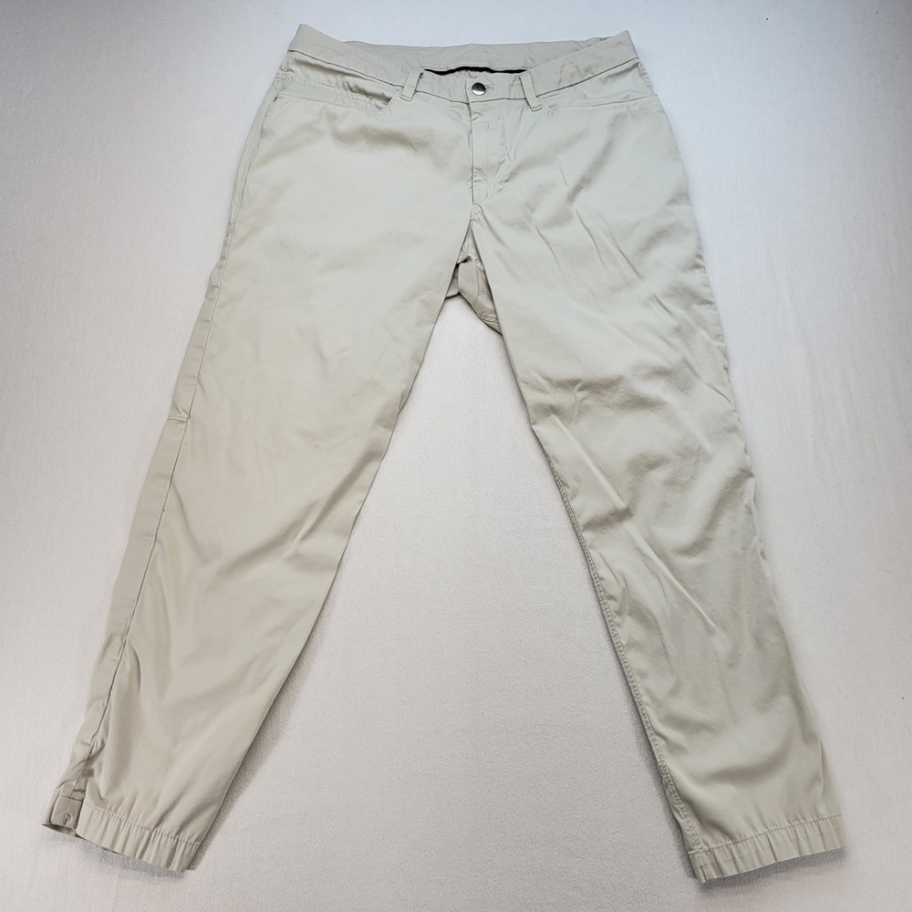 Lululemon Pants ABC Slim Fit Swift Cotton Mens 32 Tan‎ Performance Chino
